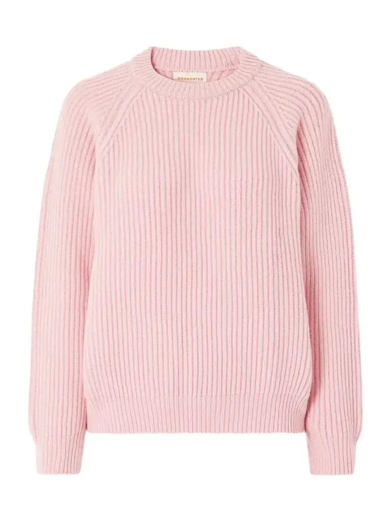 Daughter Ribbed Mélange Wool Sweater