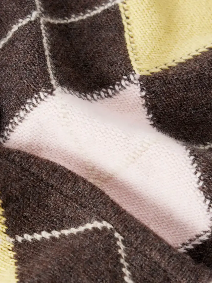 Daughter Ava Argyle Cashmere Scarf | Thumbnail 3 Daughter Ava Argyle Cashmere Scarf | Thumbnail 3