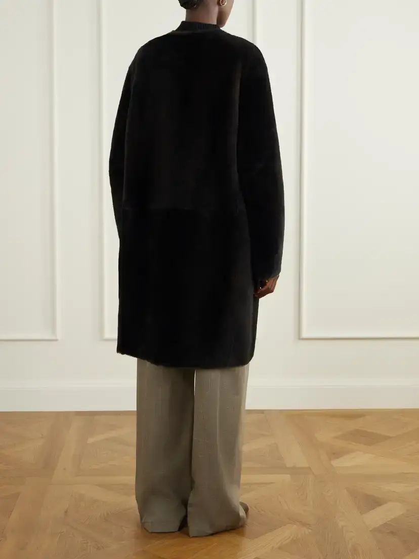Loulou de Saison Elba Shearling Coat | Thumbnail 3 Loulou de Saison Elba Shearling Coat | Thumbnail 3