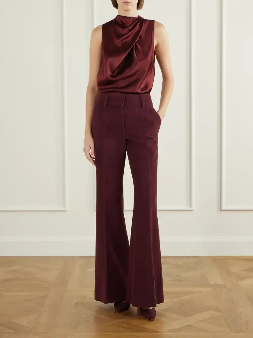 Gabriela Hearst Melina Draped Silk-satin Blouse | Thumbnail 2