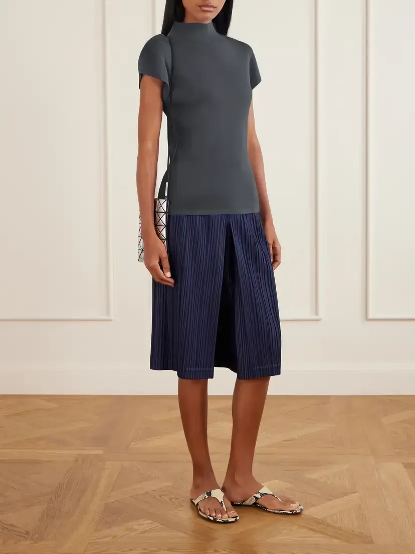 Pleats Please Issey Miyake Mist Plissé Blouse | Thumbnail 2