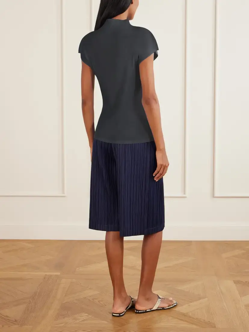 Pleats Please Issey Miyake Mist Plissé Blouse | Thumbnail 3