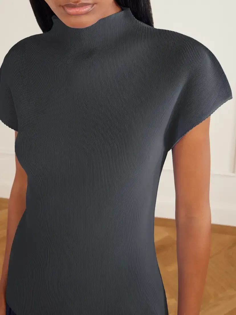 Pleats Please Issey Miyake Mist Plissé Blouse | Thumbnail 4