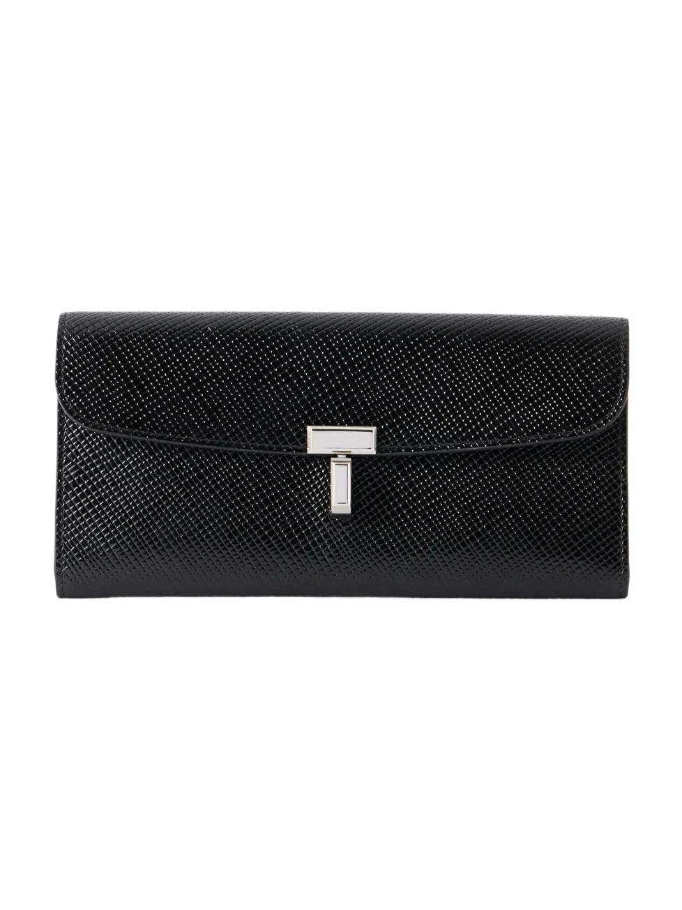 TOTEME T-lock Patent-leather Wallet