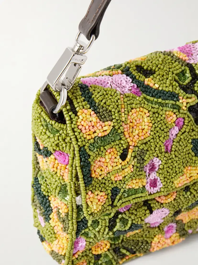 Staud Timmy Bead And Sequin-embellished Shoulder Bag | Thumbnail 5 Staud Timmy Bead And Sequin-embellished Shoulder Bag | Thumbnail 5
