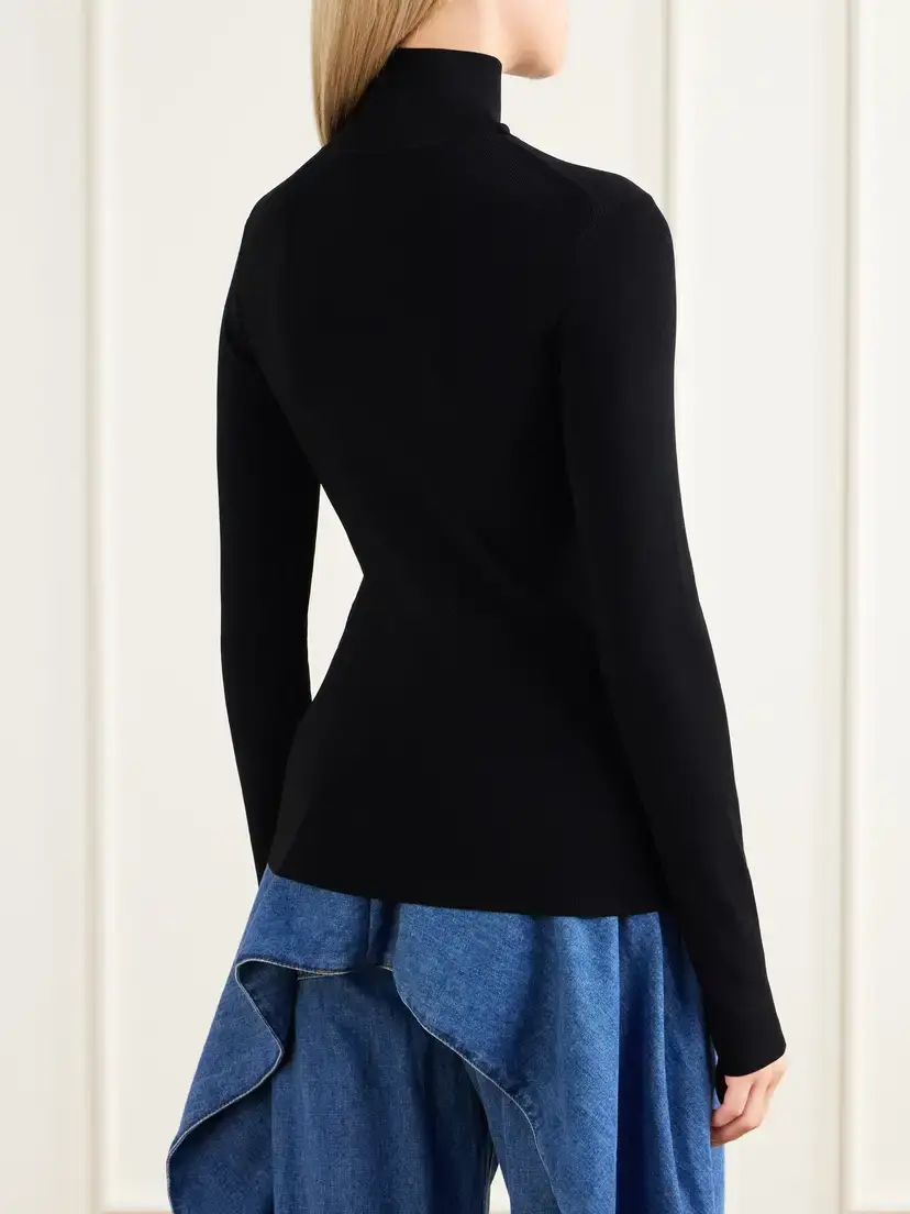Loewe Logo-embroidered Ribbed T-shirt | Thumbnail 4 Loewe Logo-embroidered Ribbed T-shirt | Thumbnail 4