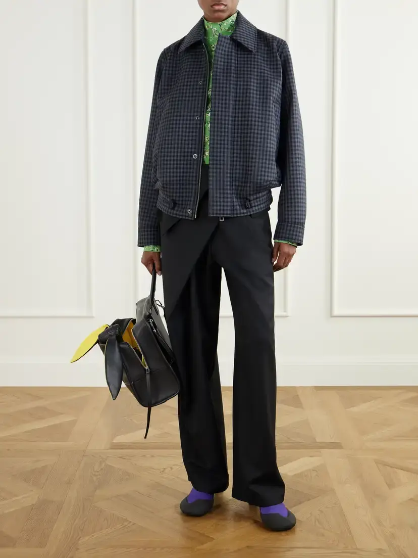 Loewe Checked Wool-blend Jacket | Thumbnail 2 Loewe Checked Wool-blend Jacket | Thumbnail 2