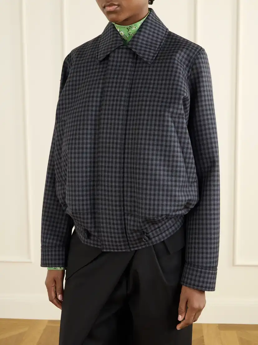 Loewe Checked Wool-blend Jacket | Thumbnail 3 Loewe Checked Wool-blend Jacket | Thumbnail 3