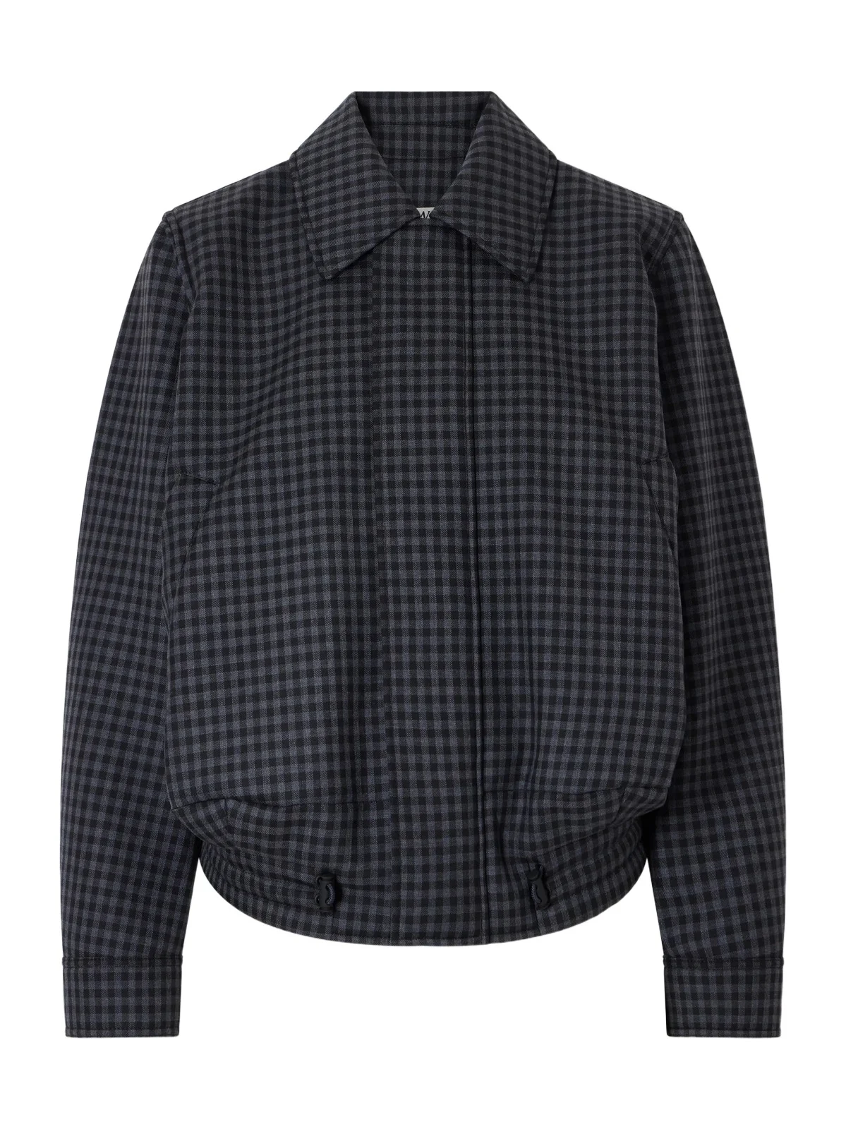 Checked Wool-blend Jacket Checked Wool-blend Jacket