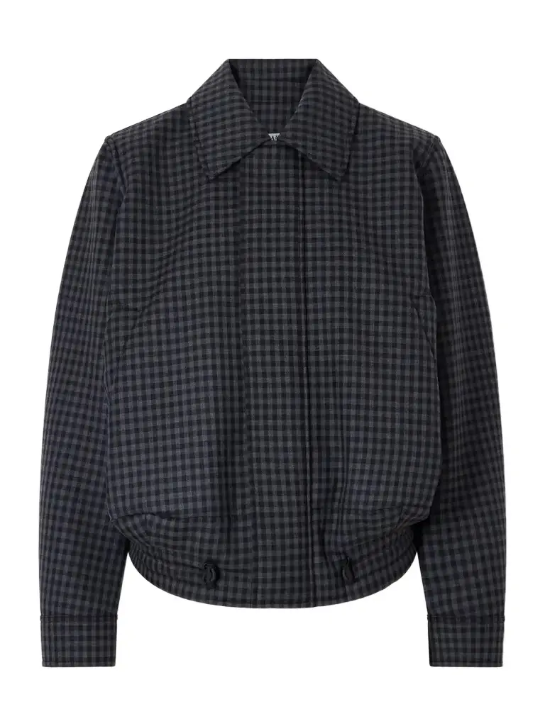 Loewe Checked Wool-blend Jacket | Image 1 Loewe Checked Wool-blend Jacket | Image 1