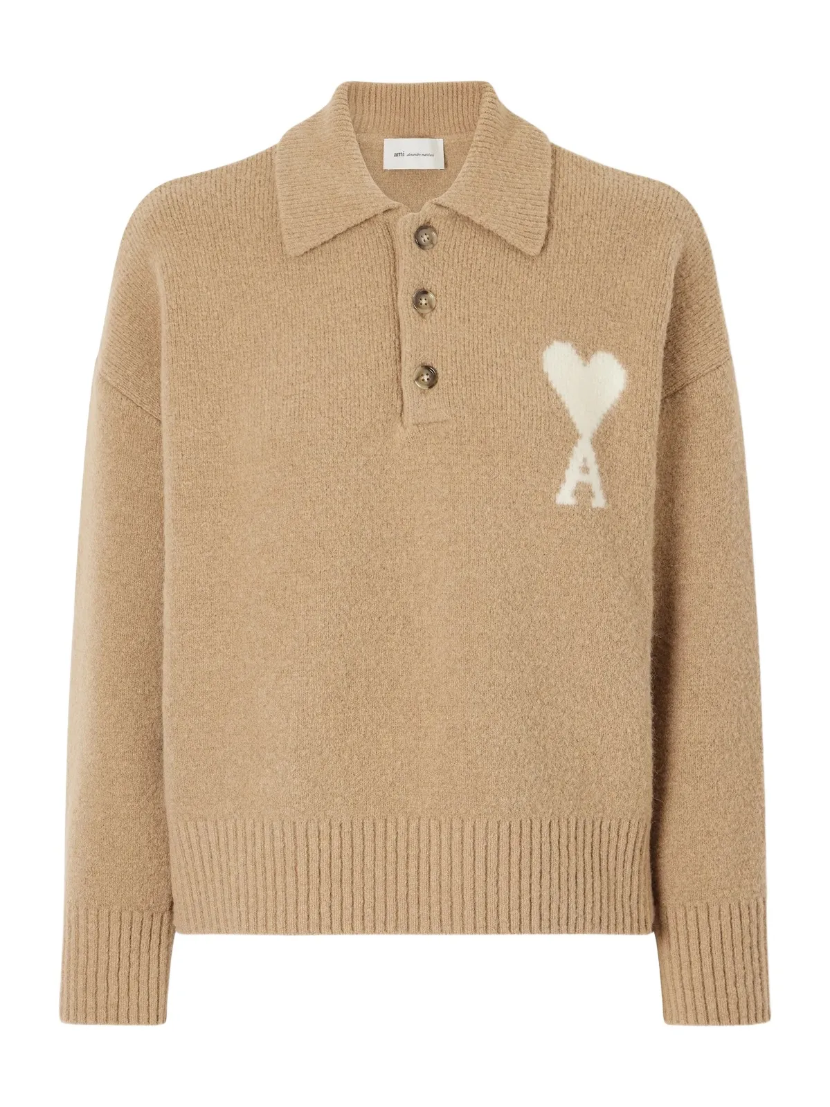 Logo-embroidered Wool-blend Polo Shirt Logo-embroidered Wool-blend Polo Shirt