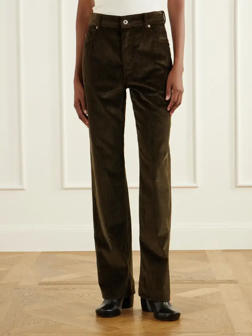 Loewe Cotton-corduroy Straight-leg Pants | Thumbnail 3