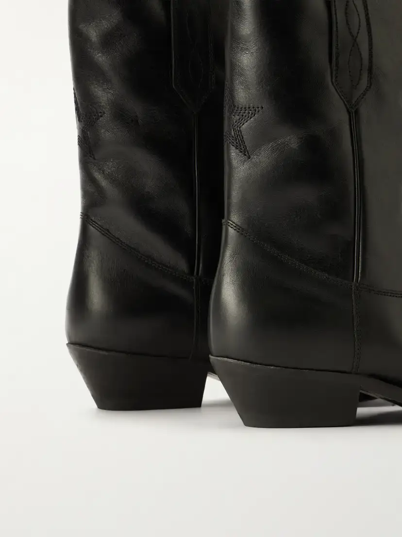 Golden Goose Wish Star Embroidered Leather Ankle Boots | Thumbnail 5