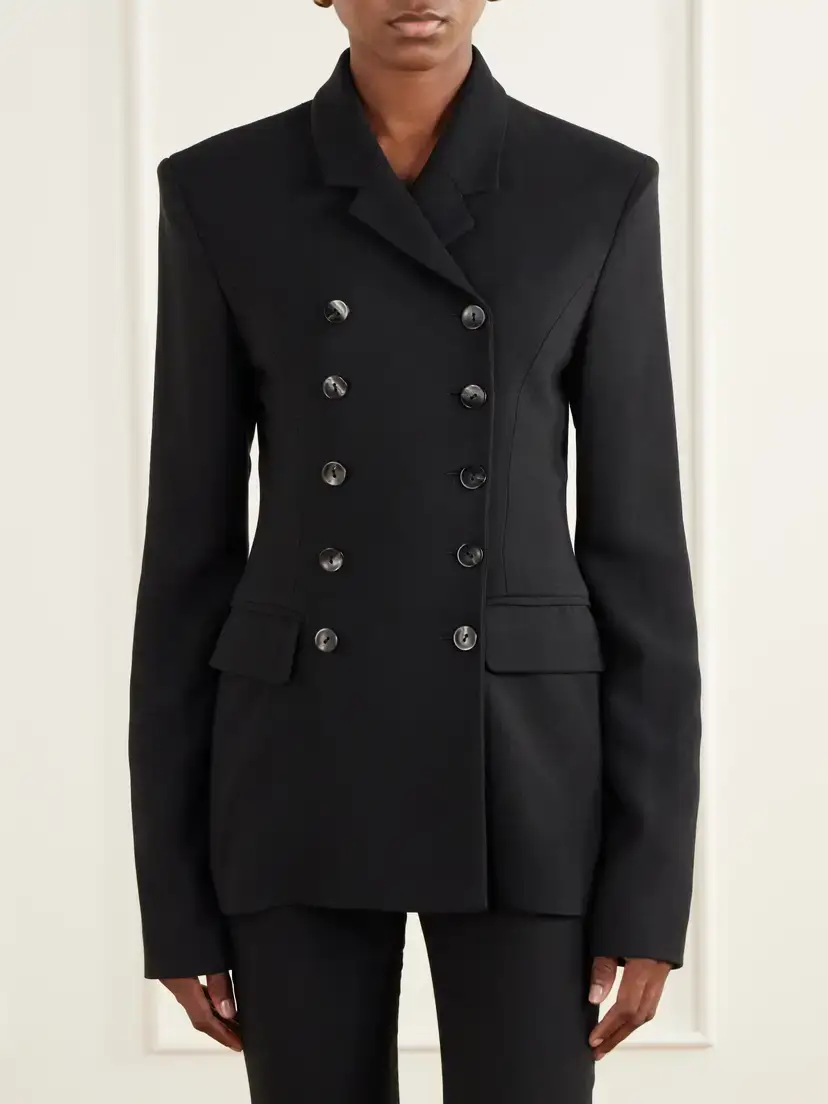 Tove Hero Double-breasted Crepe Blazer | Thumbnail 3 Tove Hero Double-breasted Crepe Blazer | Thumbnail 3