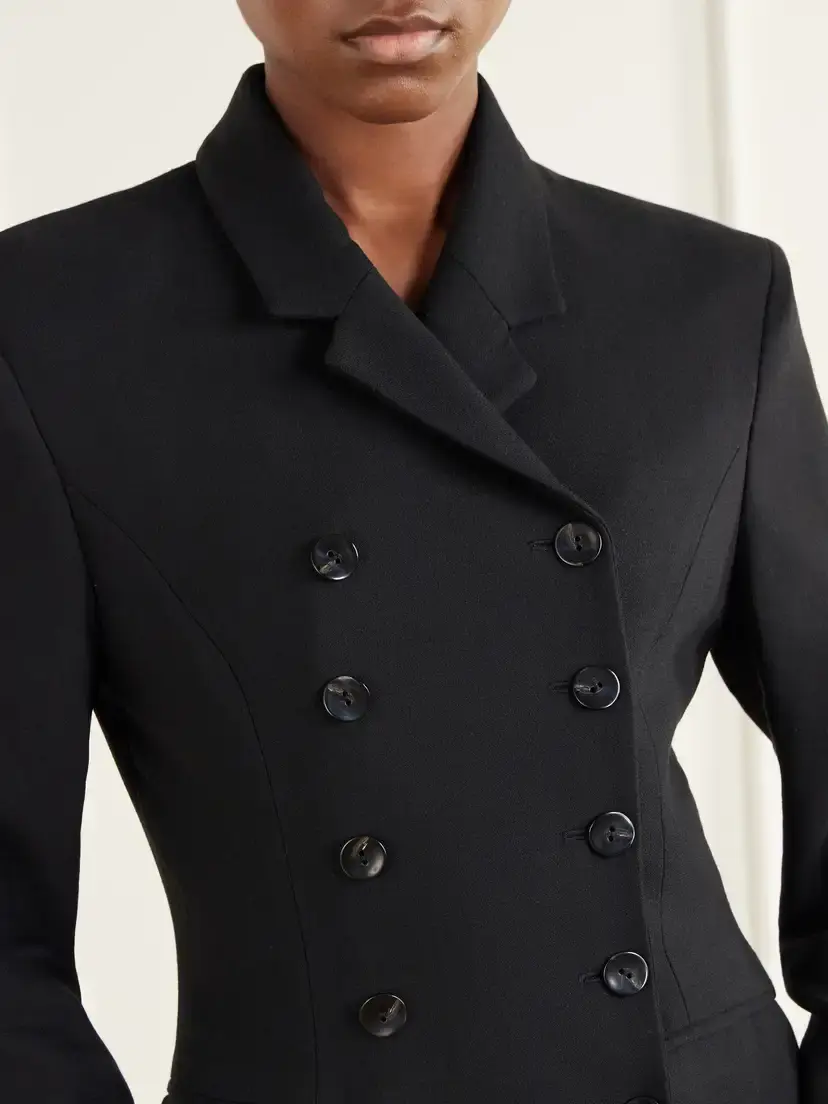Tove Hero Double-breasted Crepe Blazer | Thumbnail 5 Tove Hero Double-breasted Crepe Blazer | Thumbnail 5