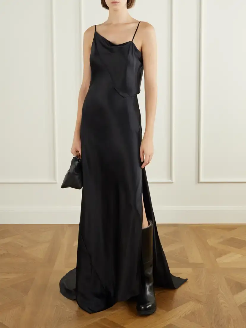 Ann Demeulemeester Aaricia Silk-satin Maxi Dress | Thumbnail 2