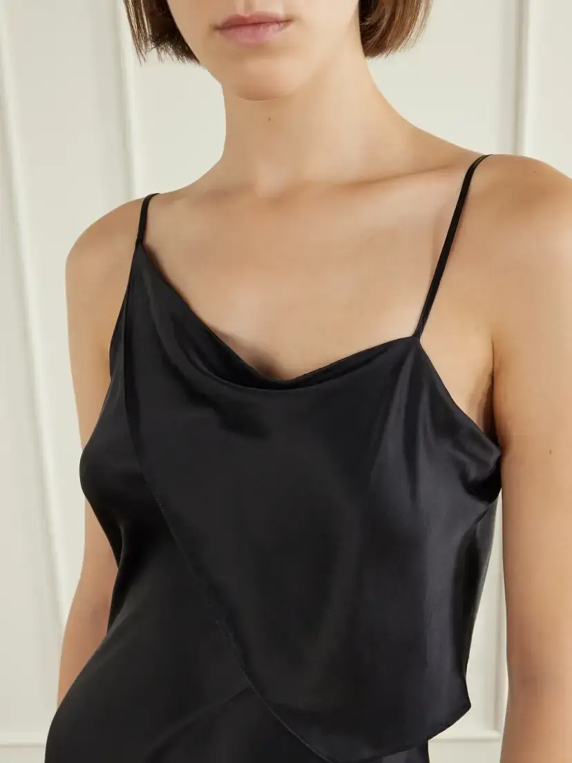 Ann Demeulemeester Aaricia Silk-satin Maxi Dress | Thumbnail 4