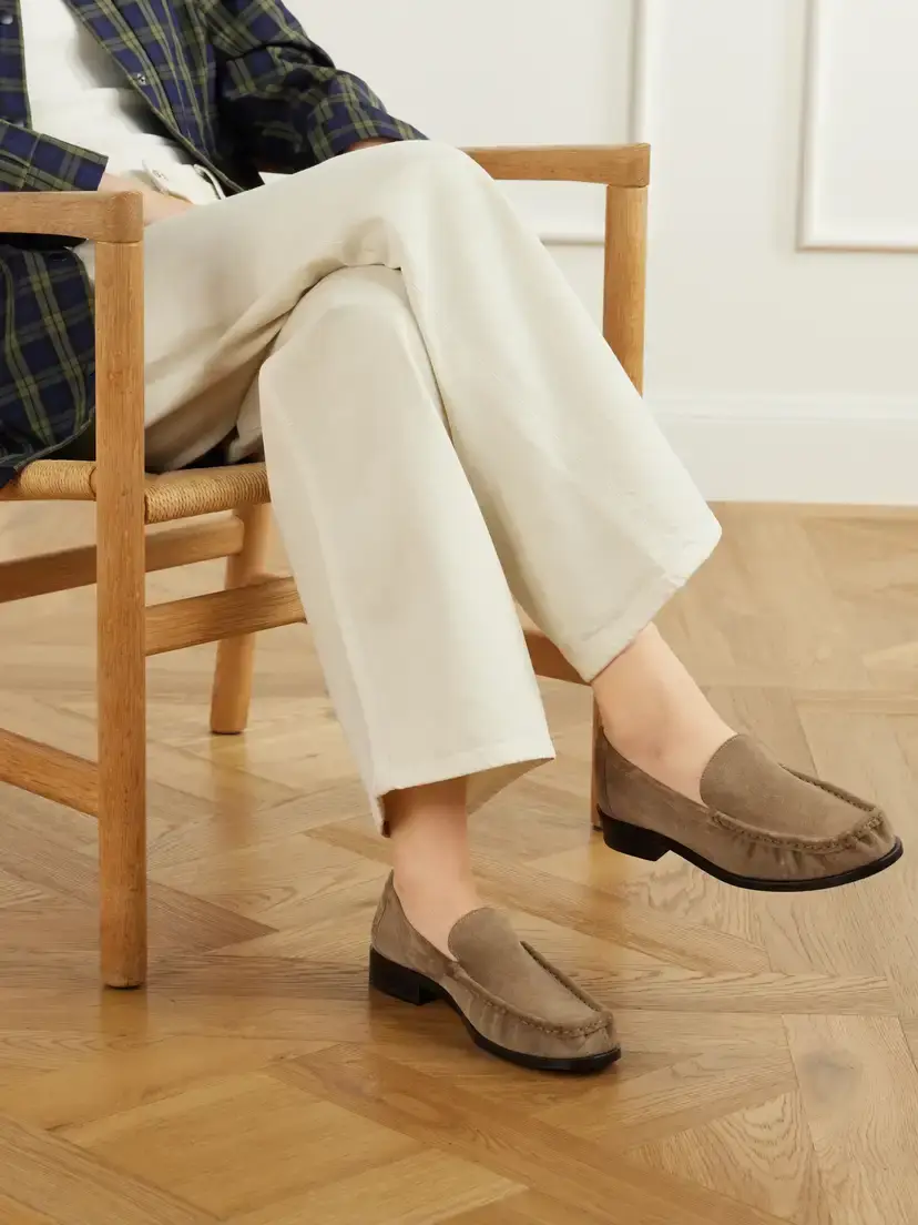 LEGRES Model 64 Suede Loafers | Thumbnail 2 LEGRES Model 64 Suede Loafers | Thumbnail 2