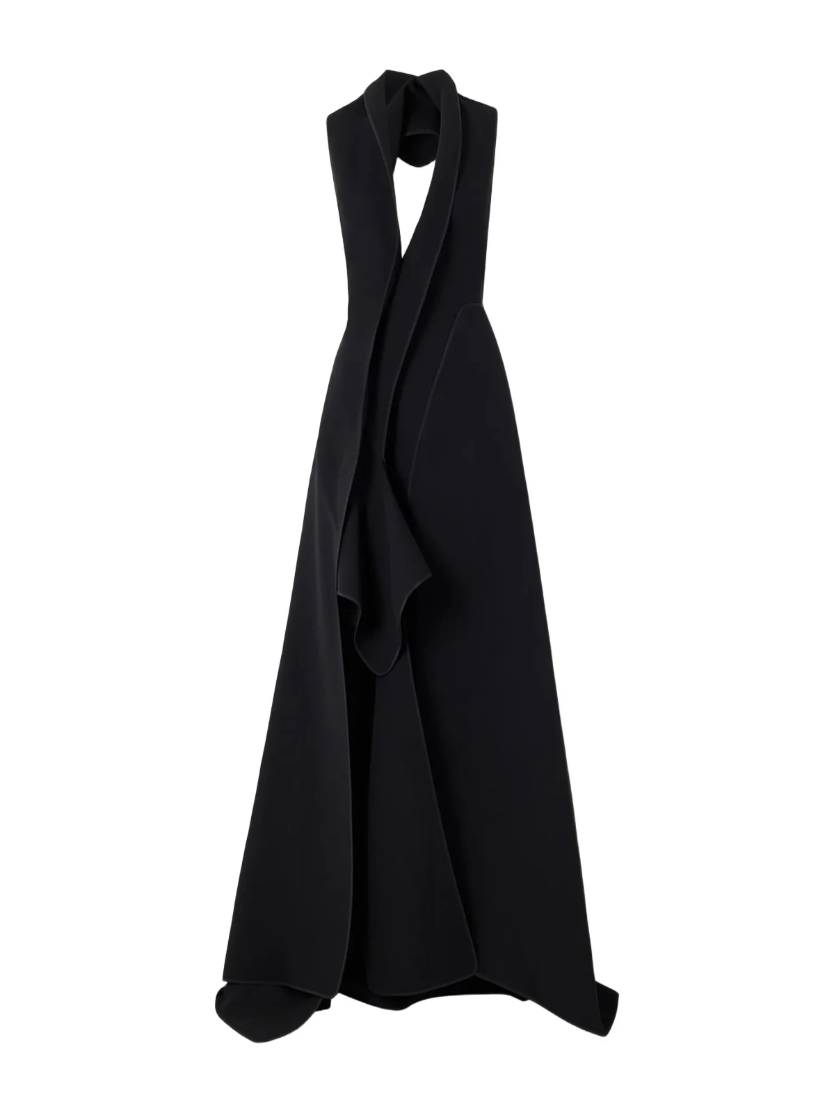 Allude Draped Crepe Halterneck Gown Allude Draped Crepe Halterneck Gown