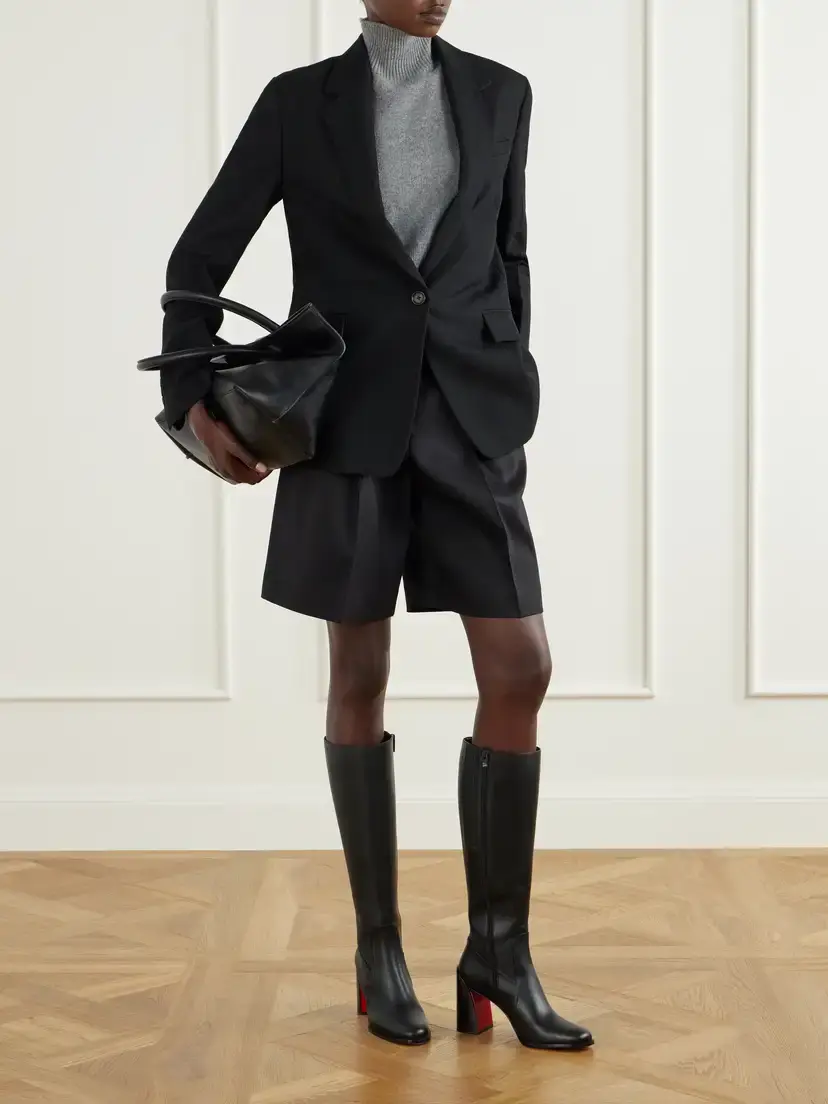 Christian Louboutin Iranina 85 Leather Knee Boots | Thumbnail 4 Christian Louboutin Iranina 85 Leather Knee Boots | Thumbnail 4
