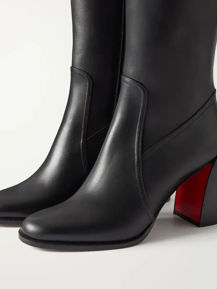 Christian Louboutin Iranina 85 Leather Knee Boots | Thumbnail 5 Christian Louboutin Iranina 85 Leather Knee Boots | Thumbnail 5
