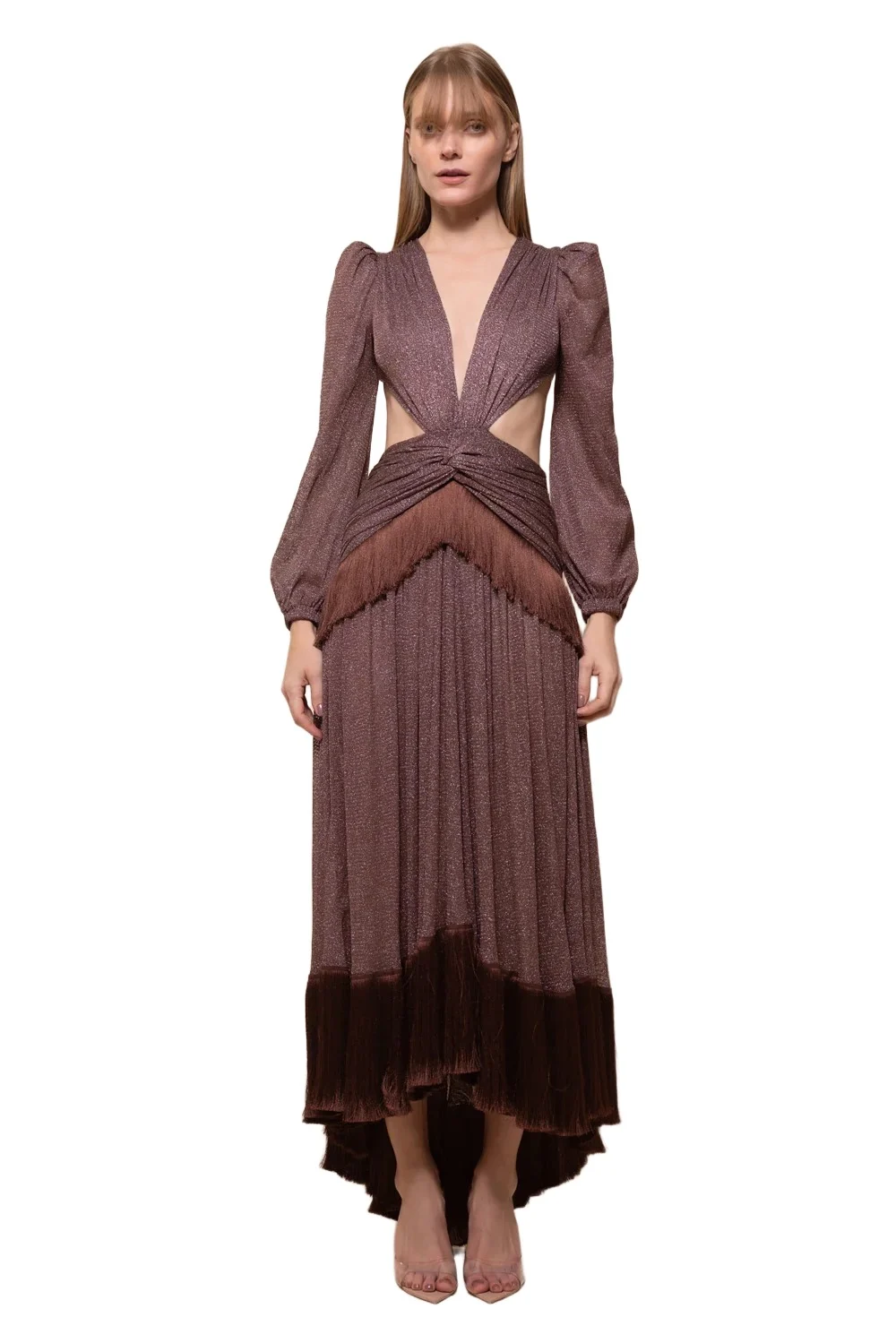 ALICIA TULLE MAXI DRESS