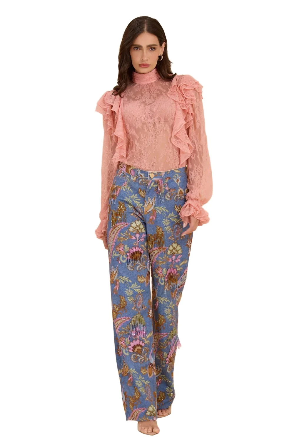 BOHO DENIM PANTS