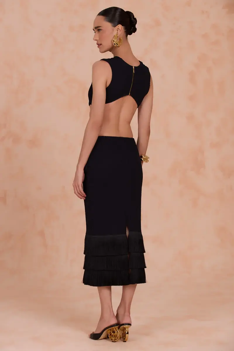 PatBo ISADORA KNIT CUT-OUT MIDI DRESS | Thumbnail 2 PatBo ISADORA KNIT CUT-OUT MIDI DRESS | Thumbnail 2