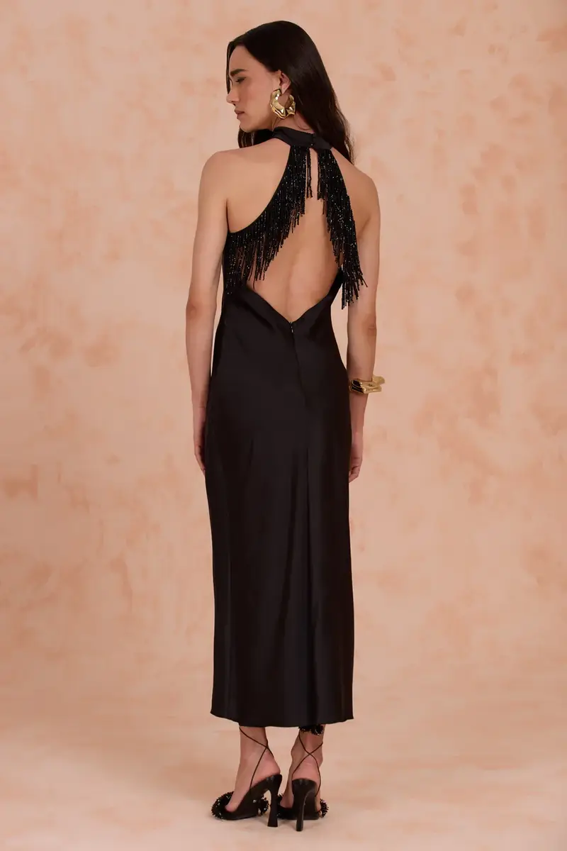 PatBo LIZA SATIN MIDI DRESS | Thumbnail 2 PatBo LIZA SATIN MIDI DRESS | Thumbnail 2