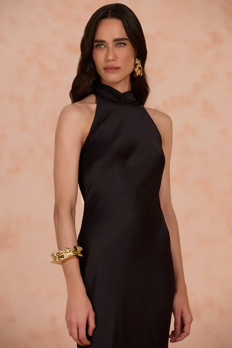 PatBo LIZA SATIN MIDI DRESS | Thumbnail 4 PatBo LIZA SATIN MIDI DRESS | Thumbnail 4