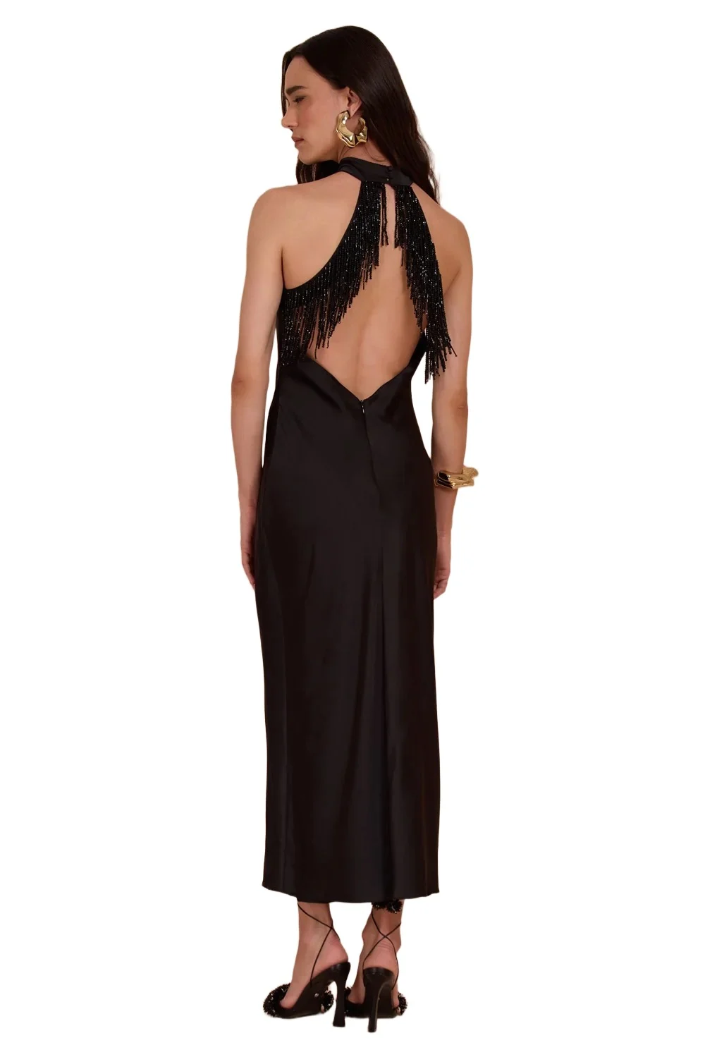 LIZA SATIN MIDI DRESS LIZA SATIN MIDI DRESS
