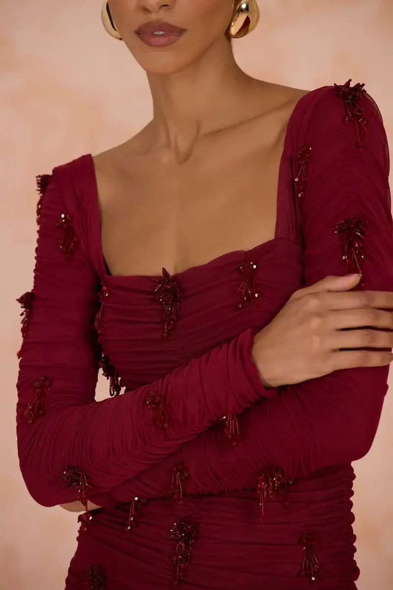 PatBo RUTH TULLE MIDI DRESS | Thumbnail 3 PatBo RUTH TULLE MIDI DRESS | Thumbnail 3
