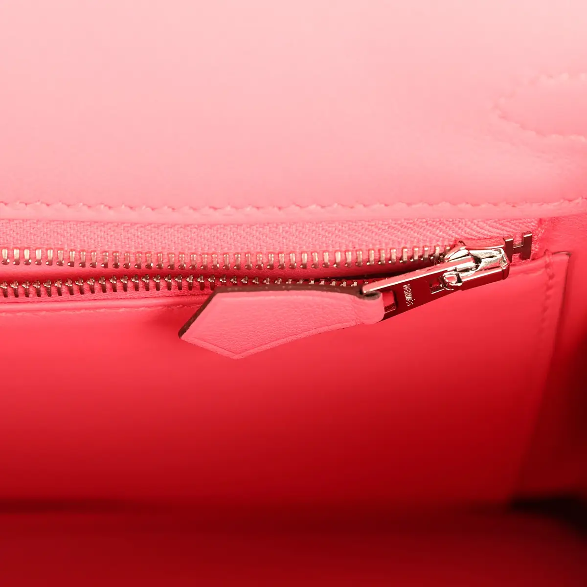 HERMÈS Pre-owned Hermes Birkin 25 Rose Azalee Swift Palladium Hardware | Thumbnail 8 HERMÈS Pre-owned Hermes Birkin 25 Rose Azalee Swift Palladium Hardware | Thumbnail 8