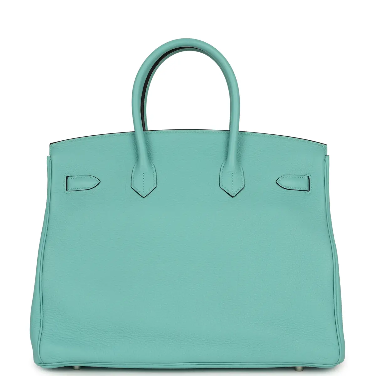 HERMÈS Pre-owned Hermes Birkin 35 Bleu Atoll Togo Palladium Hardware | Thumbnail 4 HERMÈS Pre-owned Hermes Birkin 35 Bleu Atoll Togo Palladium Hardware | Thumbnail 4