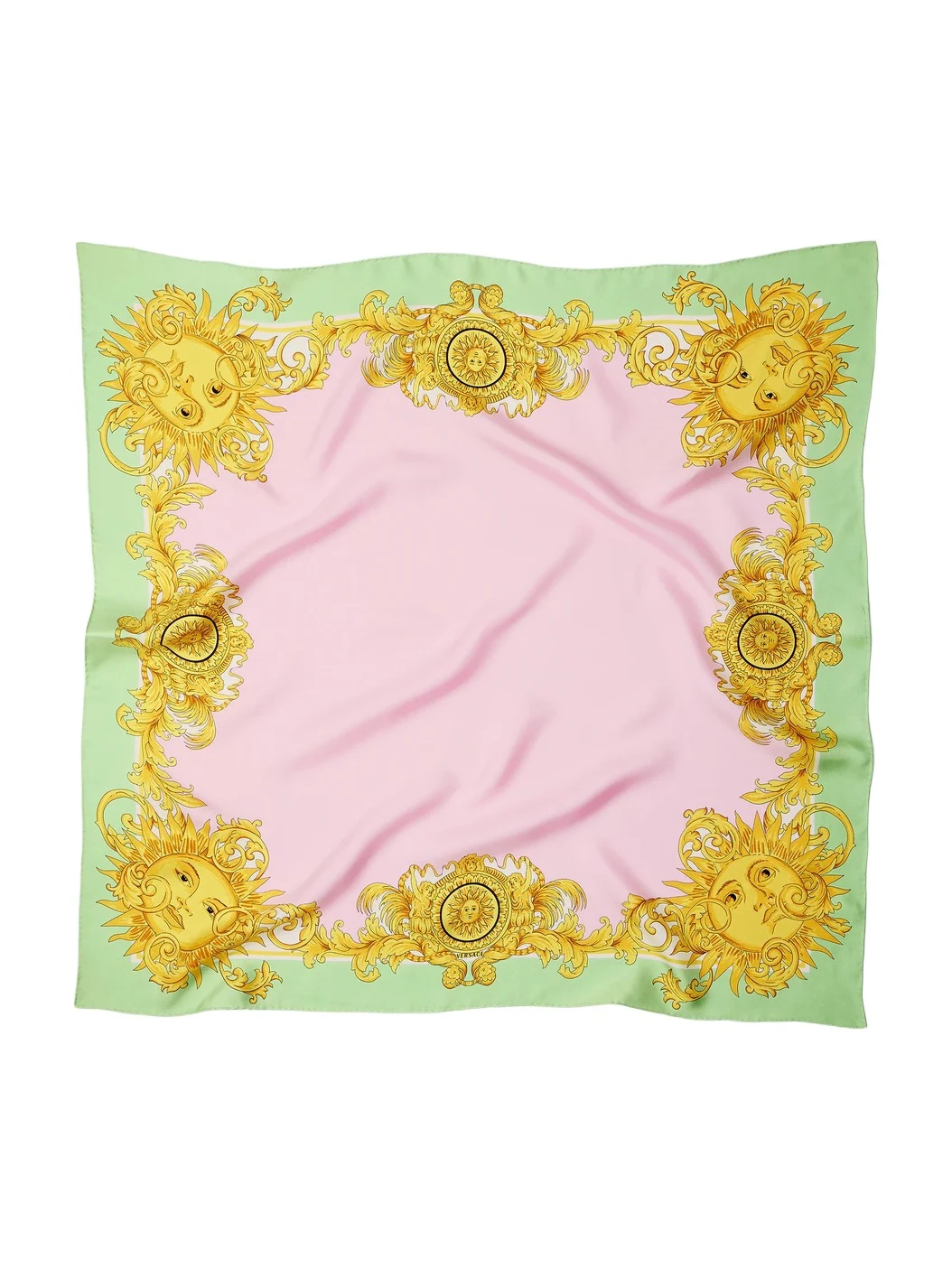Versace Silk Twill Scarf Printed 90 cm