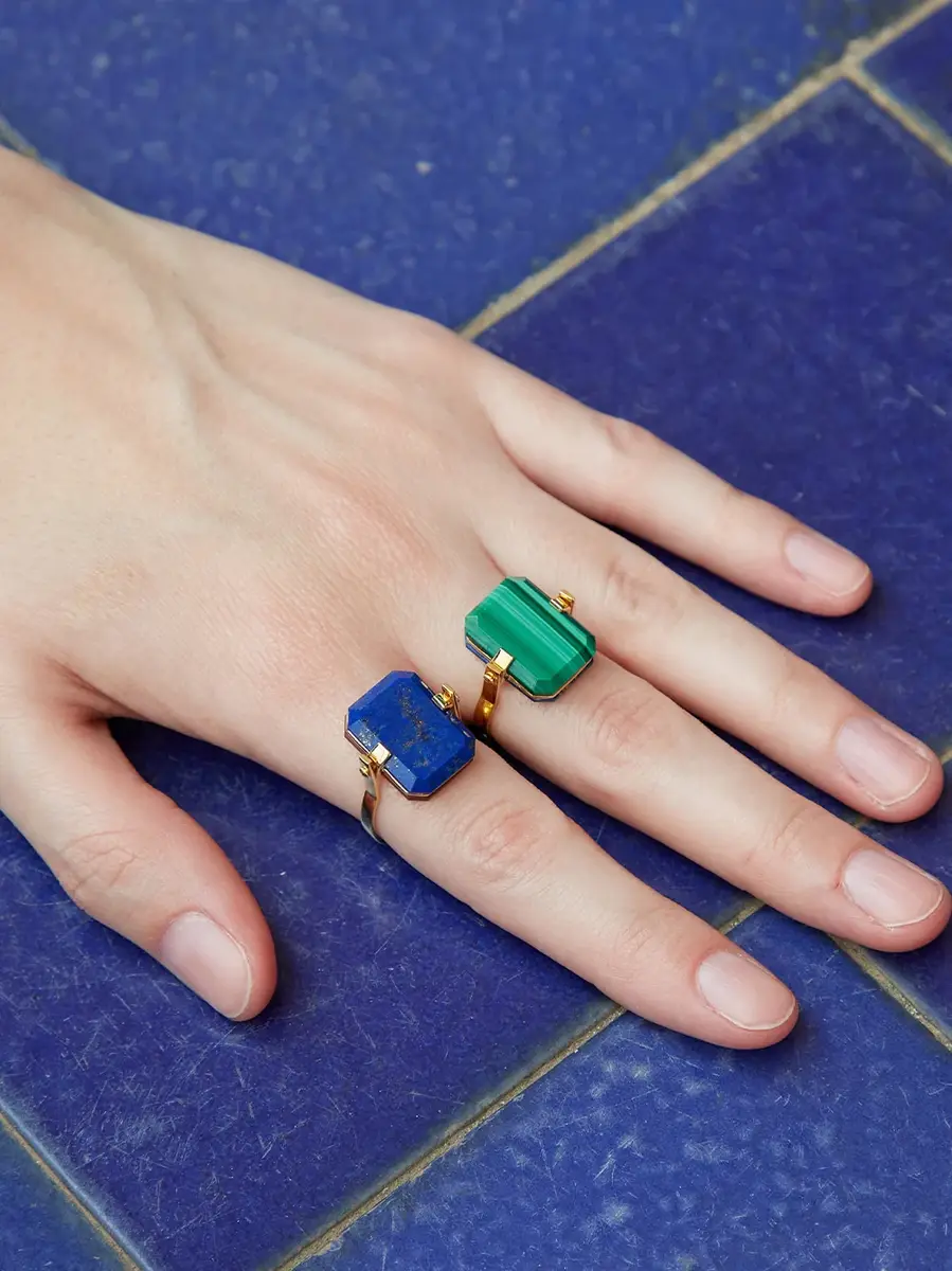 Aliita Deco Sandwich Ring | Thumbnail 3 Aliita Deco Sandwich Ring | Thumbnail 3