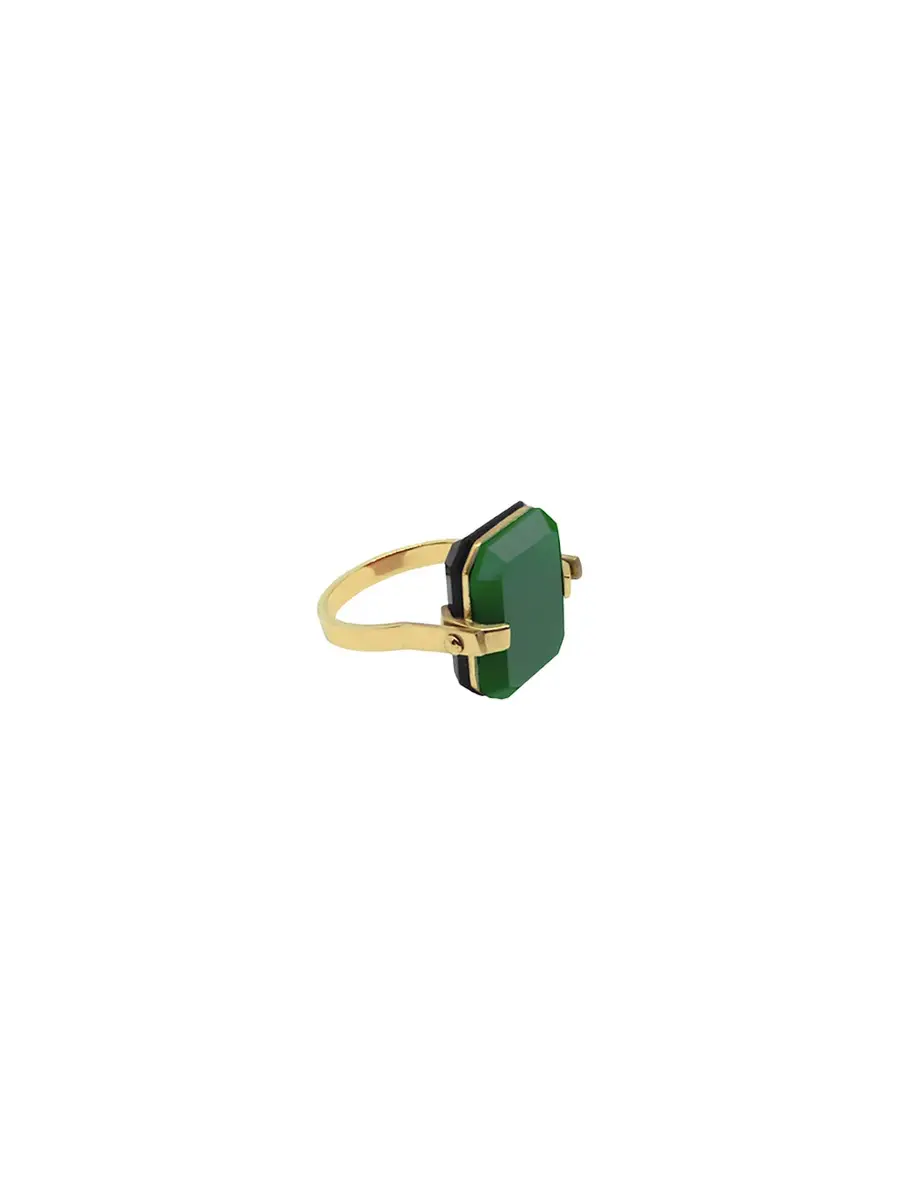 Aliita Deco Sandwich Ring