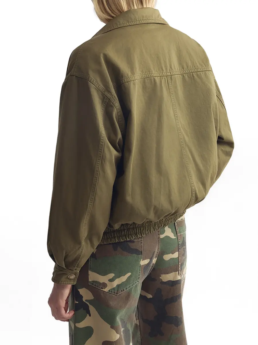 Nili Lotan Klaire Cotton Blouson Jacket | Thumbnail 4