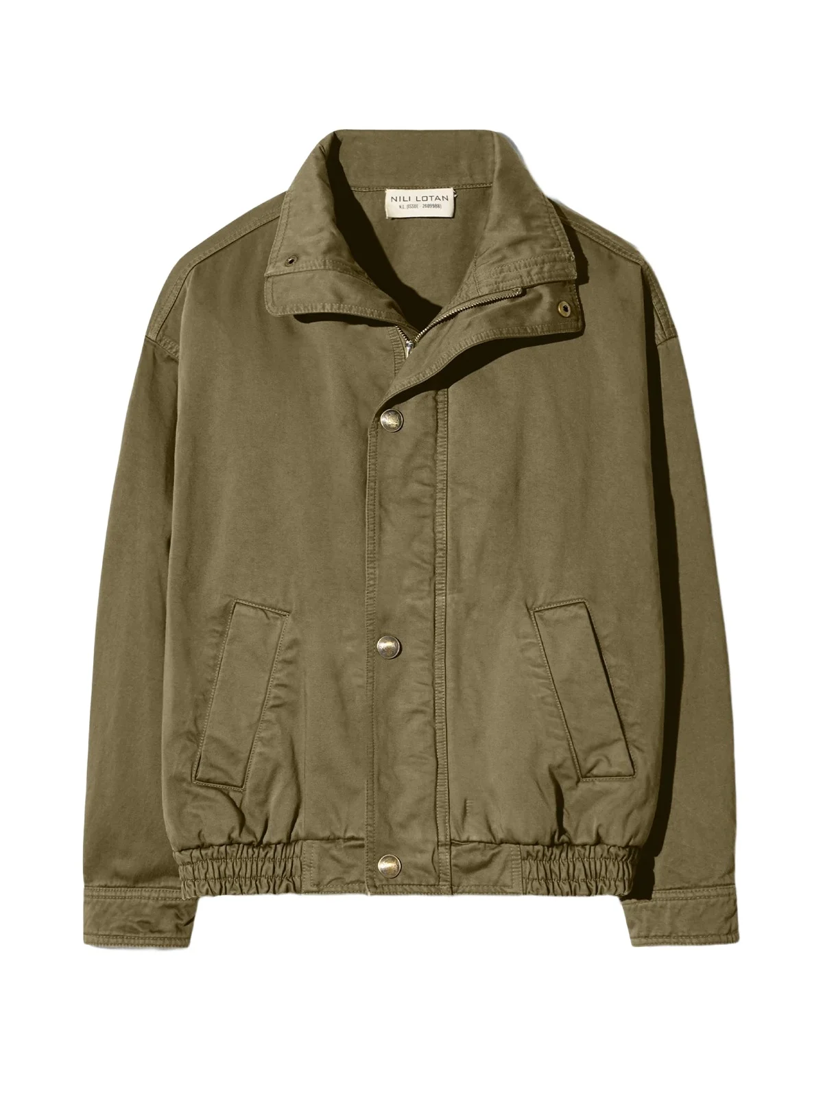 Nili Lotan Klaire Cotton Blouson Jacket
