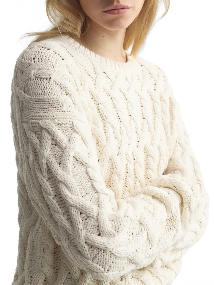Nili Lotan Miklos Cotton Cashmere Sweater | Thumbnail 5