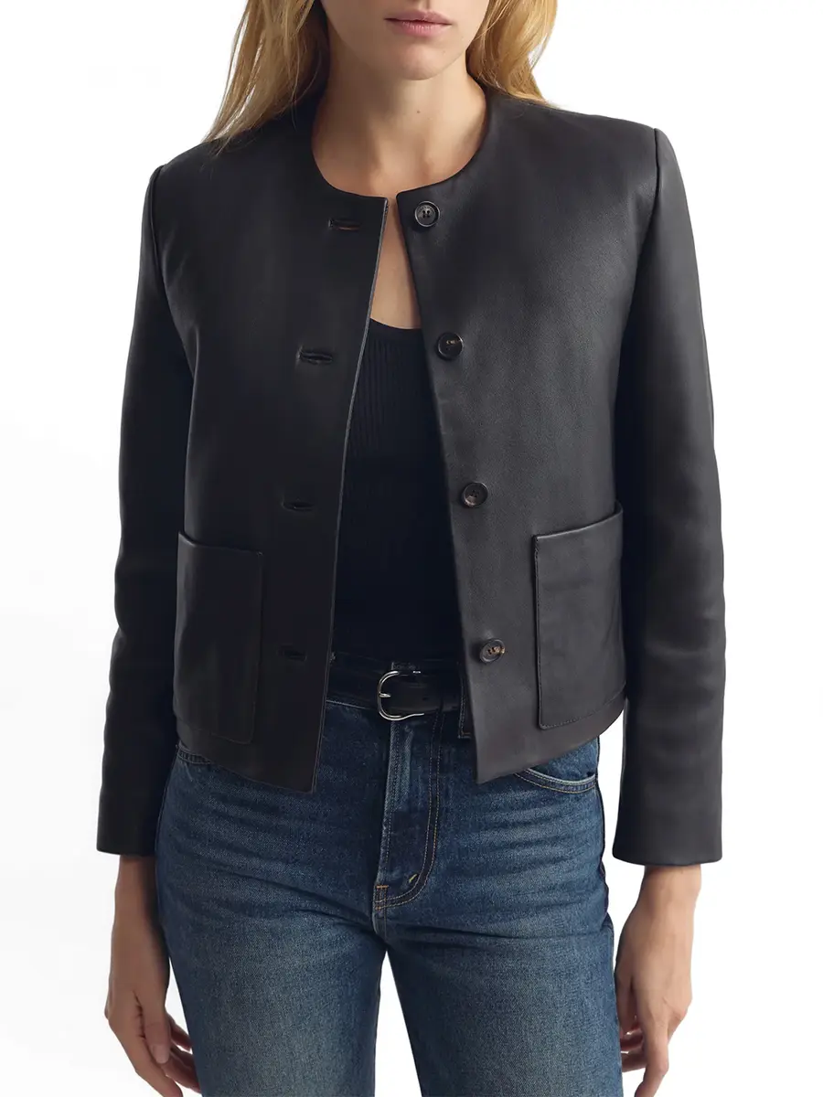 Nili Lotan Ophelie Leather Jacket | Thumbnail 3 Nili Lotan Ophelie Leather Jacket | Thumbnail 3