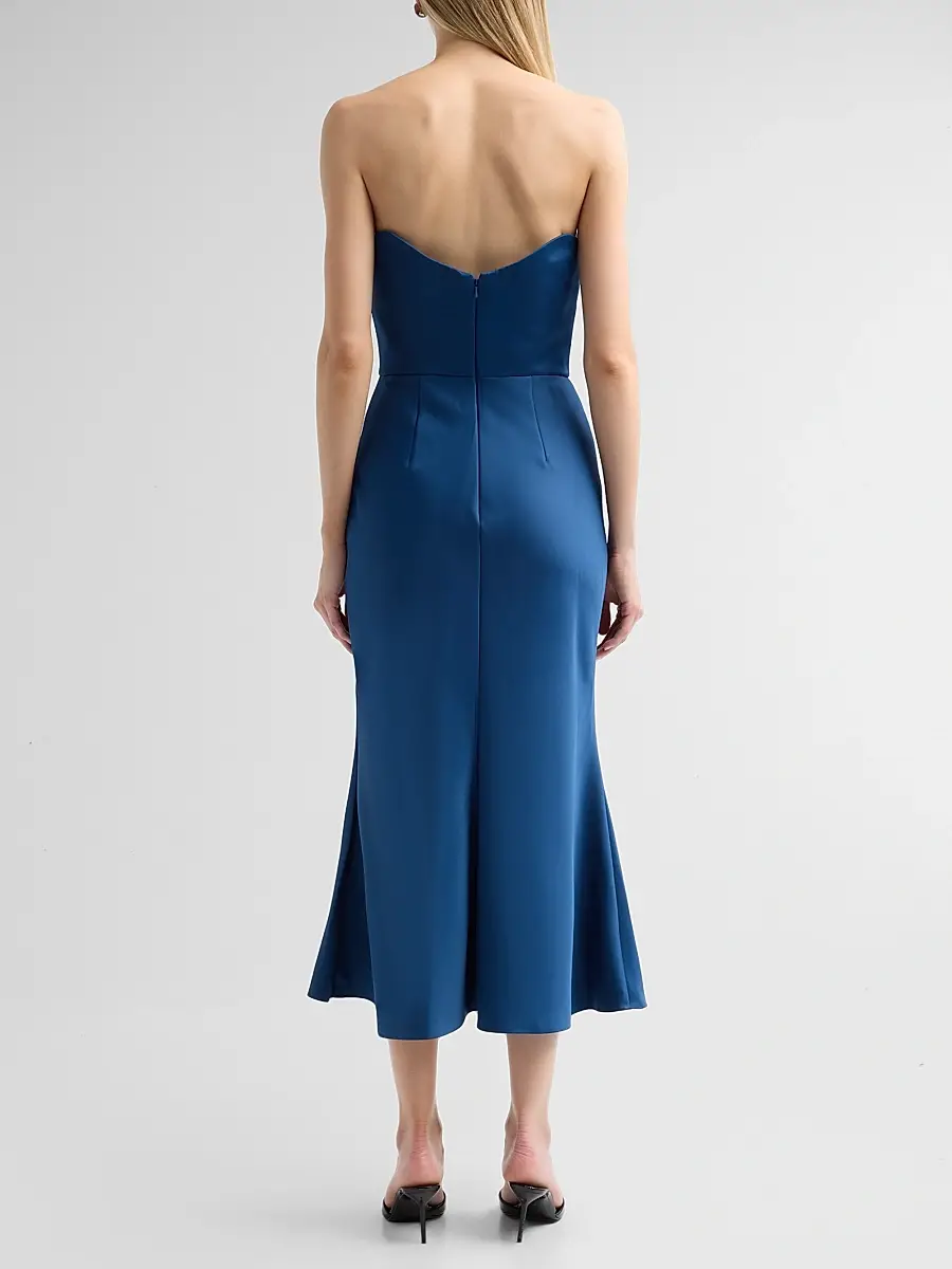 THEIA Women's Emmeline Embroidered Cocktail Dress | Thumbnail 3 THEIA Women's Emmeline Embroidered Cocktail Dress | Thumbnail 3