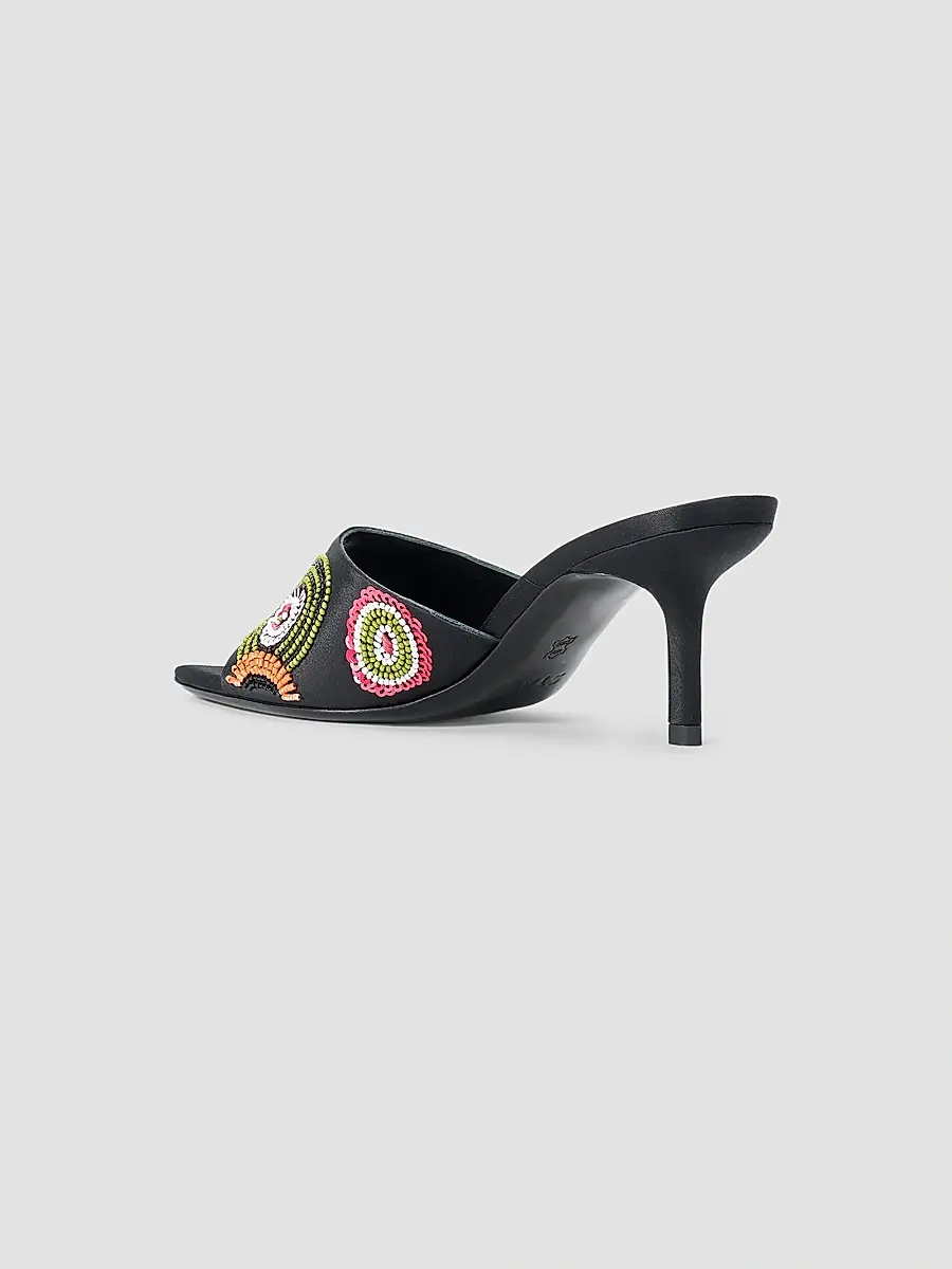 Staud Women's Bea Millefiore 70MM Embellished Mules | Thumbnail 3 Staud Women's Bea Millefiore 70MM Embellished Mules | Thumbnail 3