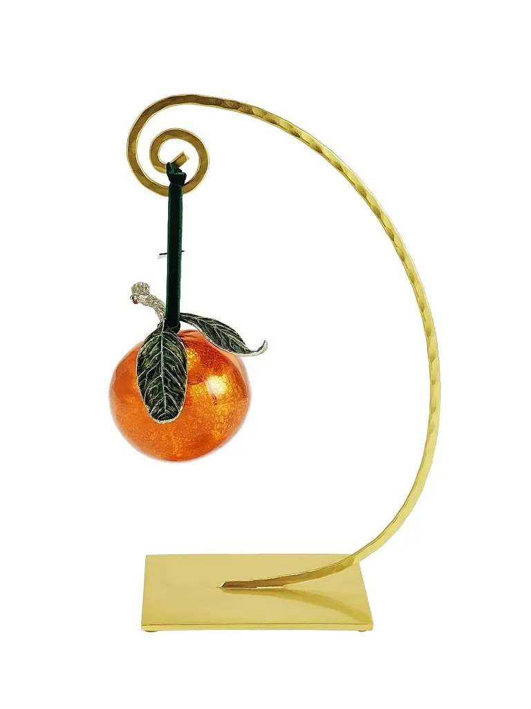 Michael Aram Holiday Orange Glass Ornament