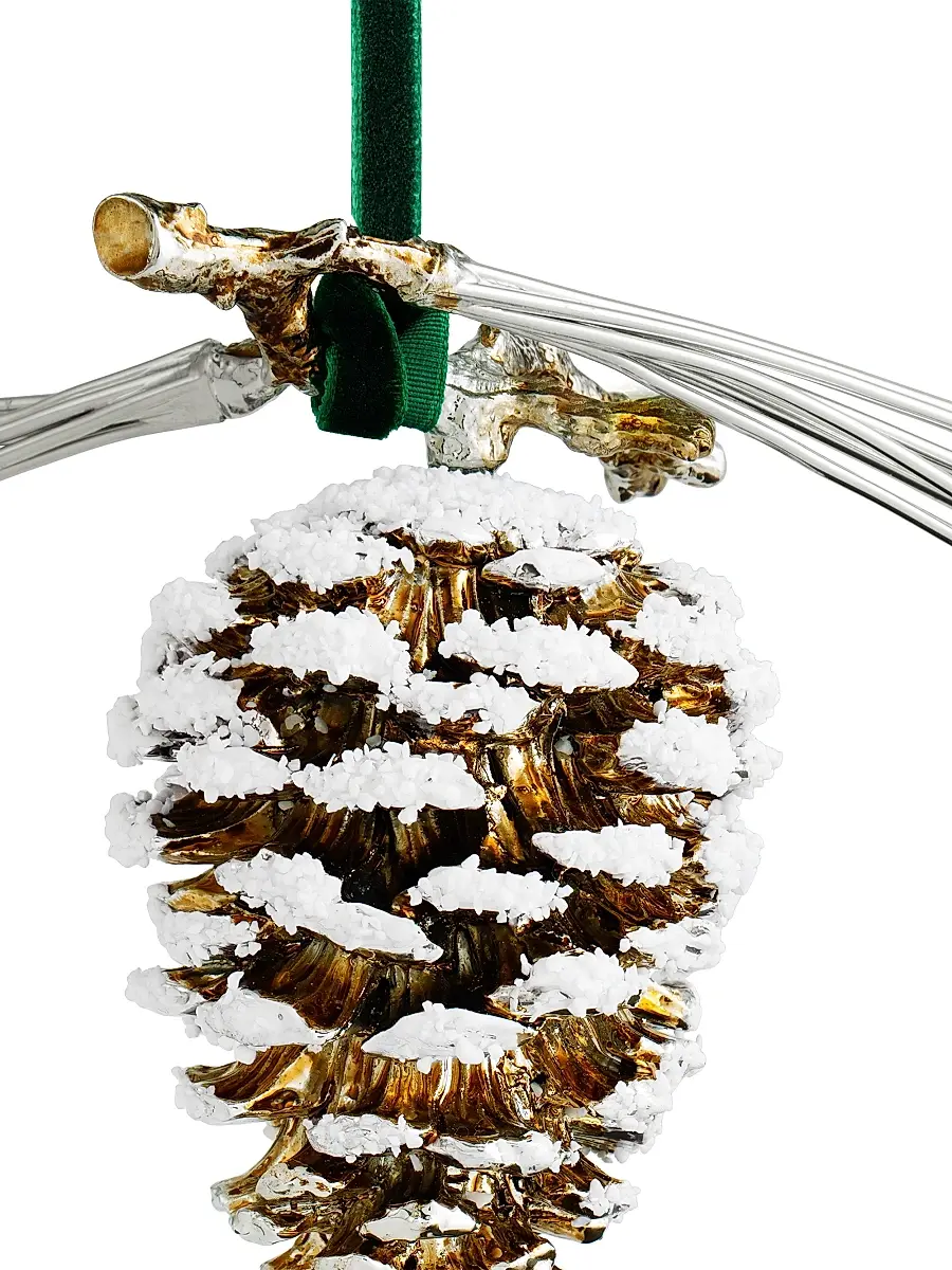 Michael Aram Pinecone Snowy Ornament | Thumbnail 4