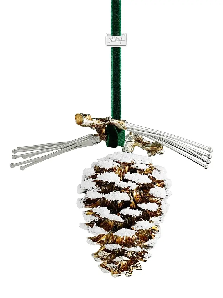 Michael Aram Pinecone Snowy Ornament