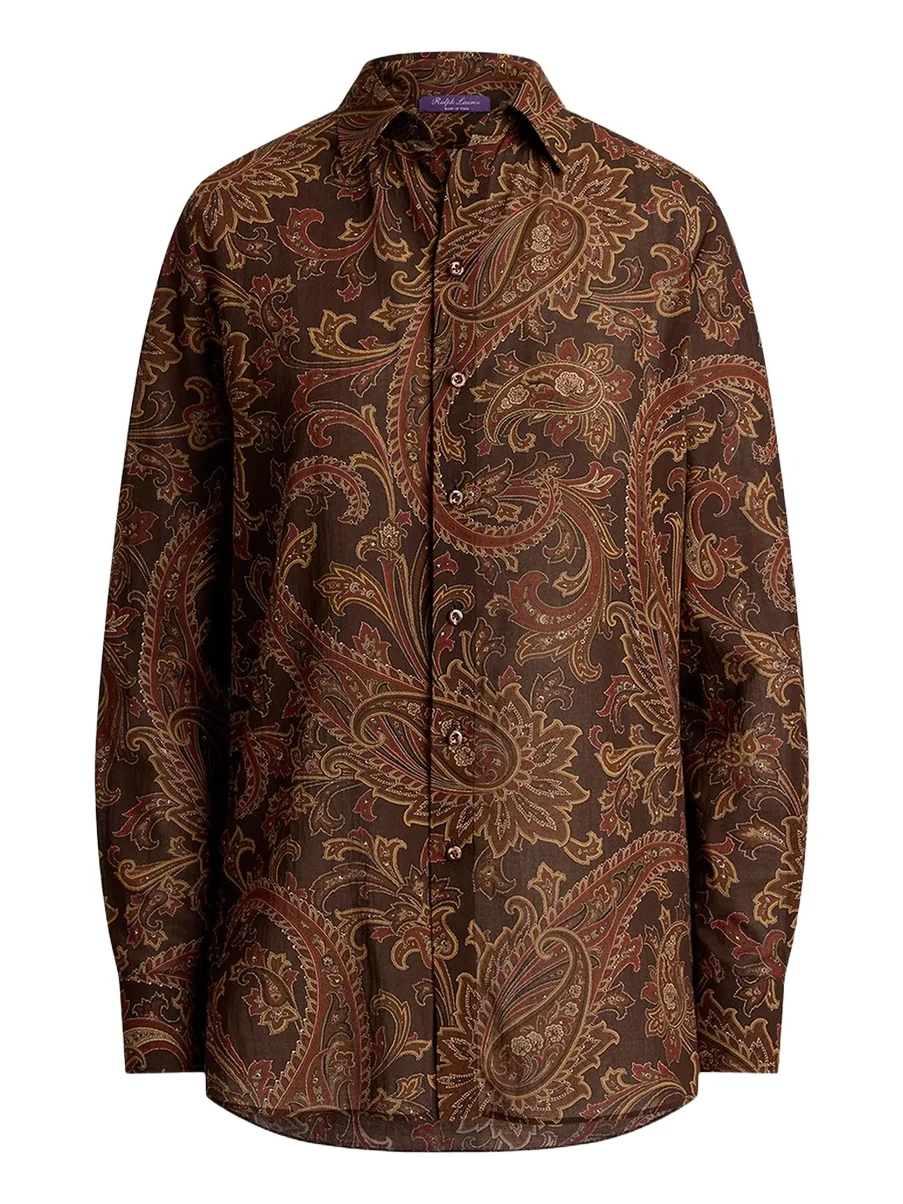 Women's Trayna Paisley Cotton Shirt