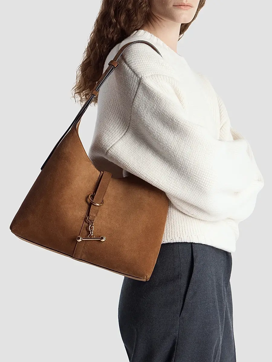 Strathberry Women's Kite Suede Hobo Bag | Thumbnail 2 Strathberry Women's Kite Suede Hobo Bag | Thumbnail 2