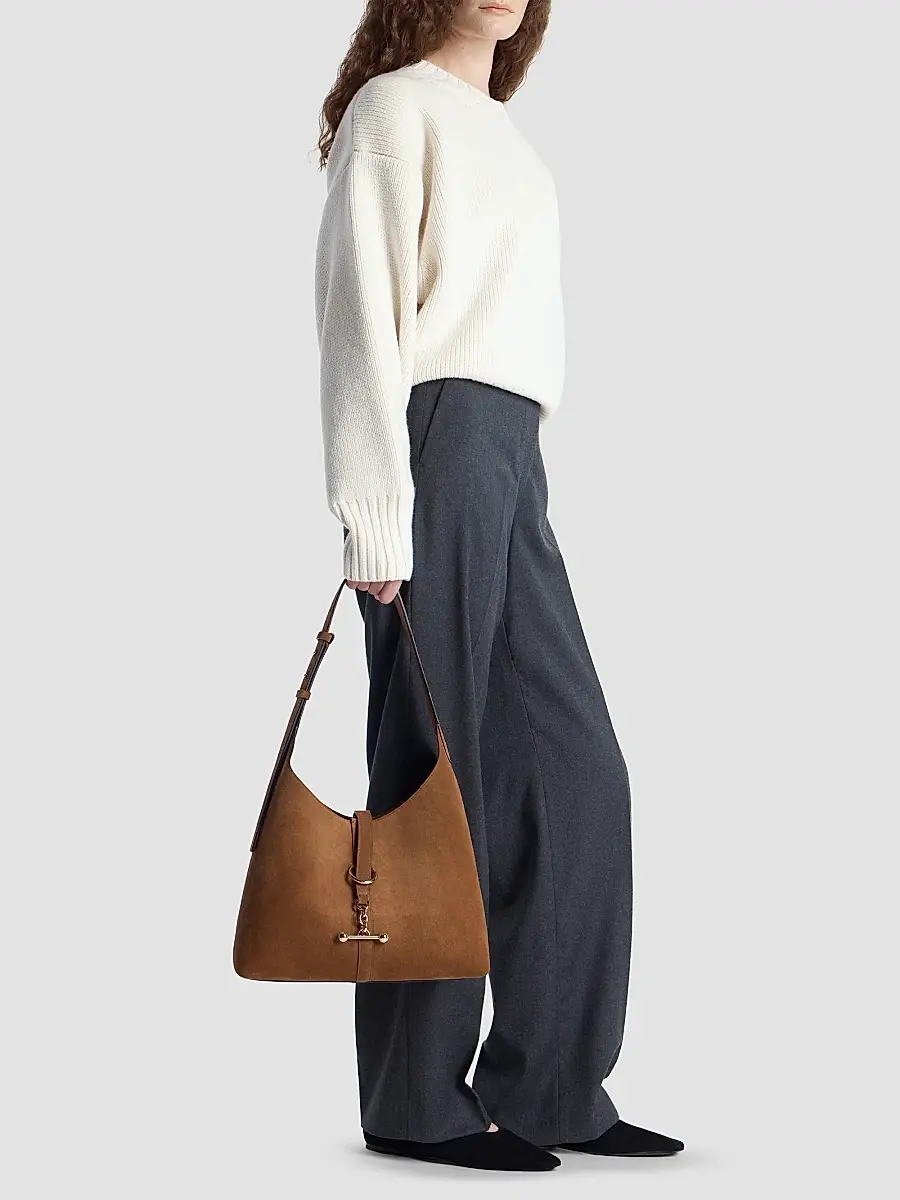 Strathberry Women's Kite Suede Hobo Bag | Thumbnail 3 Strathberry Women's Kite Suede Hobo Bag | Thumbnail 3