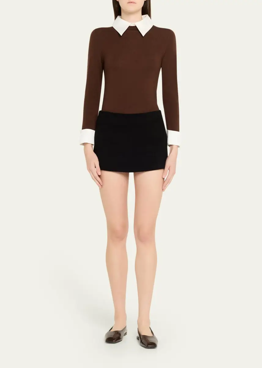 Alice + Olivia Porla Collared Sweater | Thumbnail 2 Alice + Olivia Porla Collared Sweater | Thumbnail 2